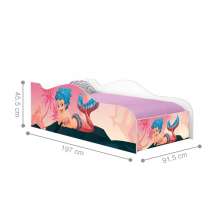 Cama Fun Sereia Nas Pedras Solteiro Com Colchão