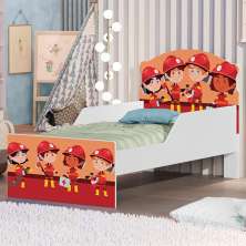 Cama Infantil Astro no Espaço Com Colchão