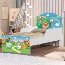 Cama Infantil Fazendinha Encantada Com Colchão