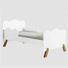 Cama Infantil Nuvenzinha Neve com Colchão