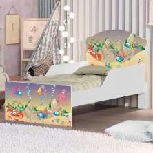 Cama Infantil Peixes Amigos Com Colchão