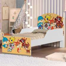 Mini Cama Bichinhos Com Colchão
