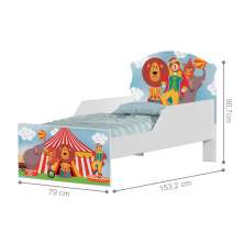 Mini Cama Circo Com Colchão