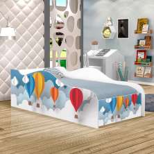 Mini Cama Fun Balão Infantil Com Colchão