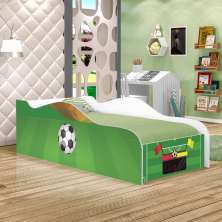 Mini Cama Fun Campo de Futebol Infantil Com Colchão