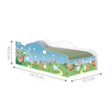 Mini Cama Fun Fazendinha Infantil Com Colchão