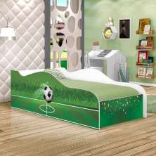 Mini Cama Fun Futebol Infantil Com Colchão
