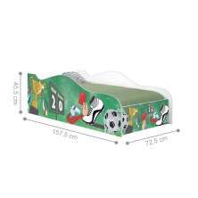 Mini Cama Fun Partida de Futebol Infantil Com Colchão