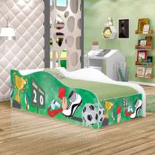 Mini Cama Like Campeonato da Bola Infantil Com Colchão