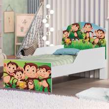 Mini Cama Macacos Com Colchão