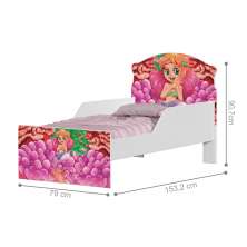 Mini Cama Sereia Rosa