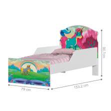 Mini Cama Unicórnio Feliz