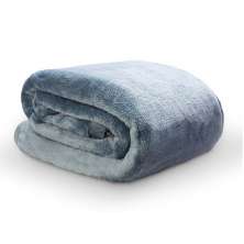 Cobertor King Flannel Azul Marinho