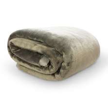 Cobertor King Flannel Marrom