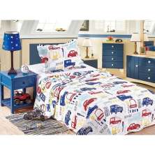 Colcha Evoluition Patchwork Infantil Solteiro 160x230 Retro Camesa