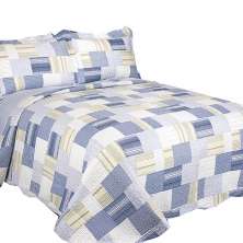 Colcha Patchwork De Microfibra Casal Gig.220x240 Zinea Camesa