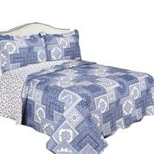 Colcha Patchwork De Microfibra King-Size 260 X 280 Carnay Camesa