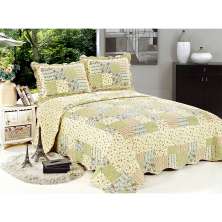 Colcha Patchwork De Microfibra Solteiro 1,60x2,30 Faiance Camesa