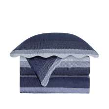 Colcha Queen com 2 Porta-travesseiros Evolution Patchwork Marfo