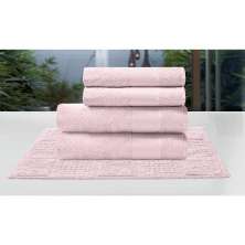Jogo De Banho Neo Prime Rosa 5 Peças Camesa