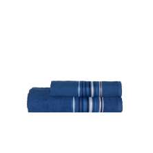 Jogo de Banho Vegas Azul Escuro 2 peças Camesa