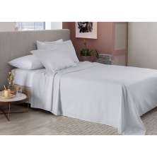 Jogo de Cama Queen 4 Peças Essecial Neo Cinza