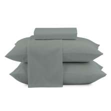 Jogo de Cama Queen Loft com 4 Peças Cinza Limestone