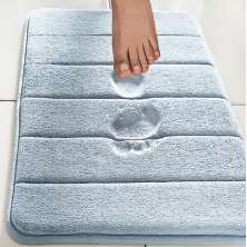 Tapete Nasa 40 x 60 visco elástico Azul Super soft Camesa