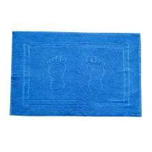 Tapete para Piso de Banheiro Pegada 45x70 Azul