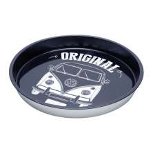 Bandeja Redonda Funda em Metal Kombi 33cm