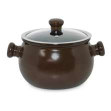 Caçarola de Cerâmica Com Tampa de Vidro 18cm 3,0 Litros 