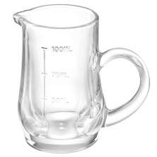 Copinho Mini Jarra Medidor Dosador 100mL - Vidro 
