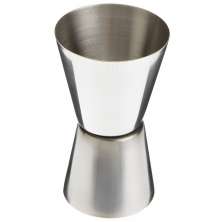 Dosador Duplo de Bebidas em Inox - 25ml e 50ml para Gin, Vodka e Drinks 