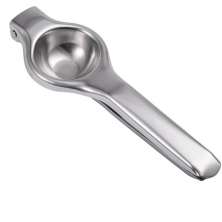 Espremedor De Limão Em Aço Inox 20 Cm  