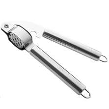 Espremedor-Triturador - alho-Inox-Manual-Tambor-Removível-Grande-20cm 