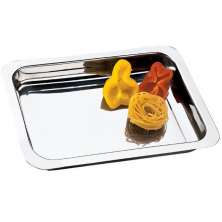 Forma Assadeira em Inox Retangular Alta 34x25x4cm 
