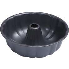 Forma Para Assar Bolo Ou Pudim Antiaderente Redonda com Furo Em Aço Cozinha 