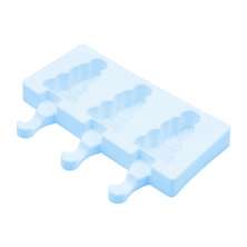 Forma de Silicone para Picole, doces, chocolates Formato Arvore Azul Claro