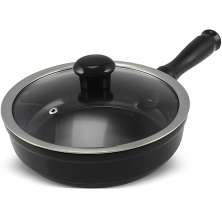 Frigideira Cerâmica Ceraflame com Tampa Chef 1,5 Litros  Preta