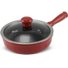 Frigideira Cerâmica Ceraflame com Tampa Chef 1,5 Litros  Vermelha