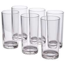 Jogo de Copos com 06 Copos de 320ml Liso Transparente