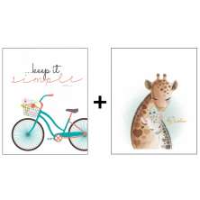 Kit com 2 Placas Decorativas para Quarto Infantil - Carisma