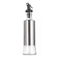Porta Azeite e Vinagre com Bico Dosador Garrafa Vidro e Inox 