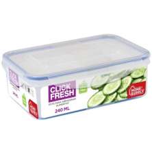 Pote Hermetico Com Trava 240ML - Retangular 