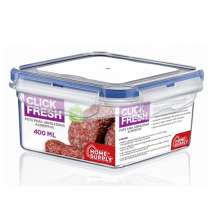 Pote Hermetico Com Trava 400ML - Quadrado 