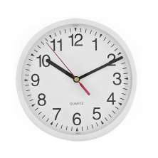 Relogio de Parede para Cozinha, Sala, Escritórios, 17cm - Branco 