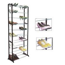 Sapateira Desmontável 20 Pares - 140x50x16cm Preto -  Organização de sapatos com praticidade! 