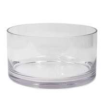 Vaso Redondo Floreira Terrario Cilindro em Vidro Suculentas, Arranjos 24x20cm 