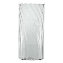 Vaso Vidro Cilindro 30x14cm Canelado Arranjos, Flores, Festas, Decoração 