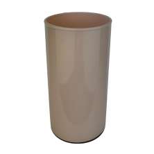 Vaso de Vidro para Decoração Cilindrico Marrom - 30x14cm 